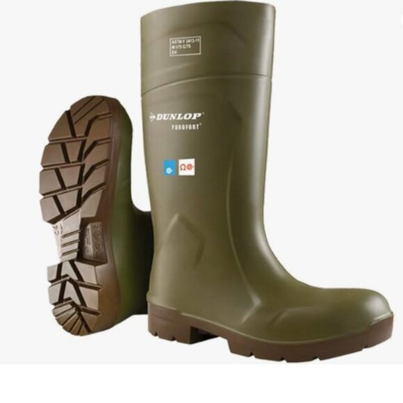 Dunlop Shoes - Dunlop FoodPro Purofort MultiGrip Safety Shoes EA51831 Size - 6 - Retail: $180
